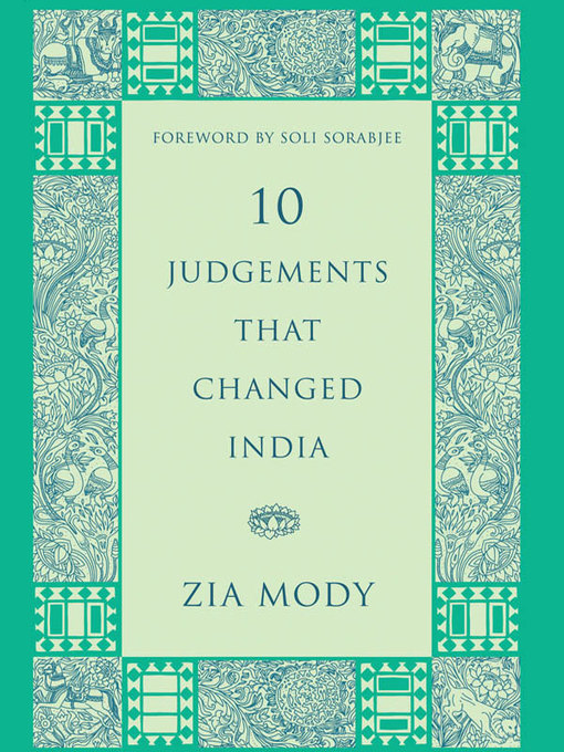 Cover image for 10 Judgements That Changed India
